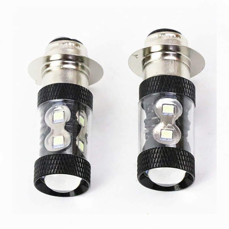 DSkoiph مصابيح أمامية LED سوبر وايت 100 واط 2x H6m تناسب هوندا TRX 250 300 400 450 700 - Image 3